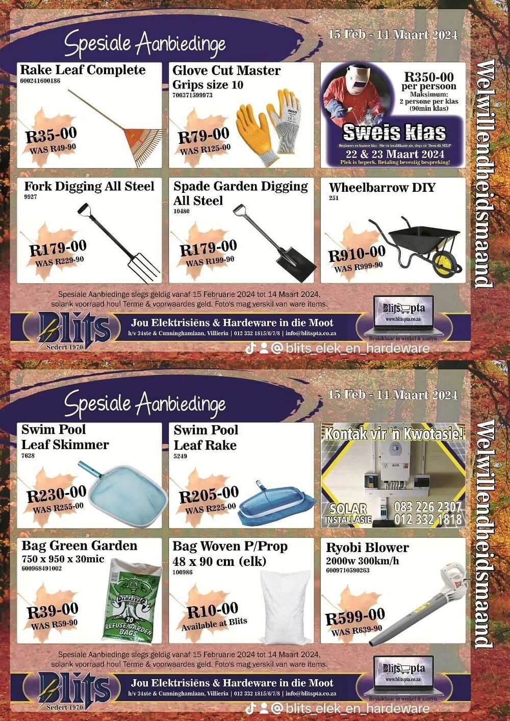 Blits Electrical & Hardware Pretoria Special Offers